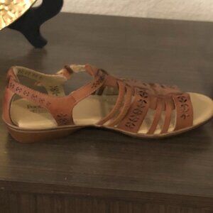 Foot Smart Tejidas Tempe Sandals - Leather -Color: Brown - Size:10